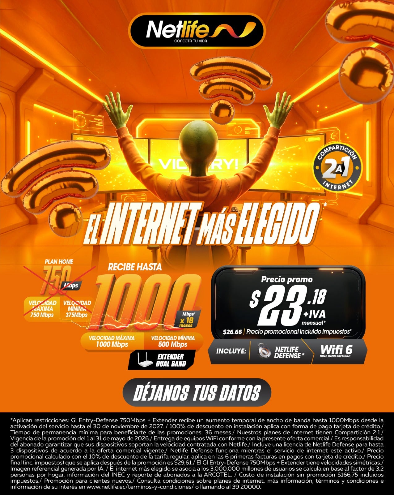 NET LIFE (Promos Mayo)